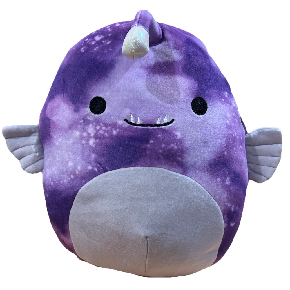Squishmallows‎ 12" Easton Anglerfish Soft Purple Plush